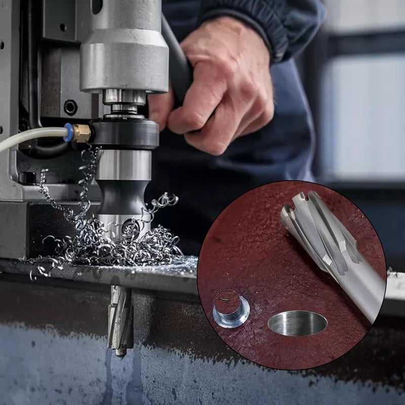 MDBTTOOLS TCT Annular Cutter, 1-3/8" Diameter and 2INCH Depth, Universal Shank Compatible with 3/4" Weldon Shark and Other Standard Tool Holder - Image 5